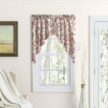 RICARDO Ricardo Waverly Gardens Rod Pocket Swag Pair Window Valance 04410-08-036-16